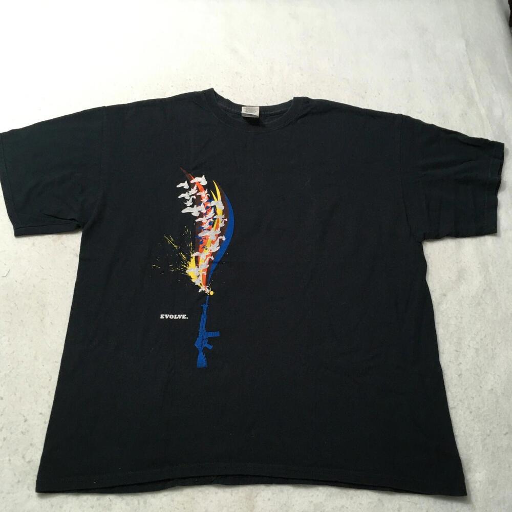 ? The Seventh 7th sign Blue Men's T-shirt Size XL evolution apocalupse XIENHOW